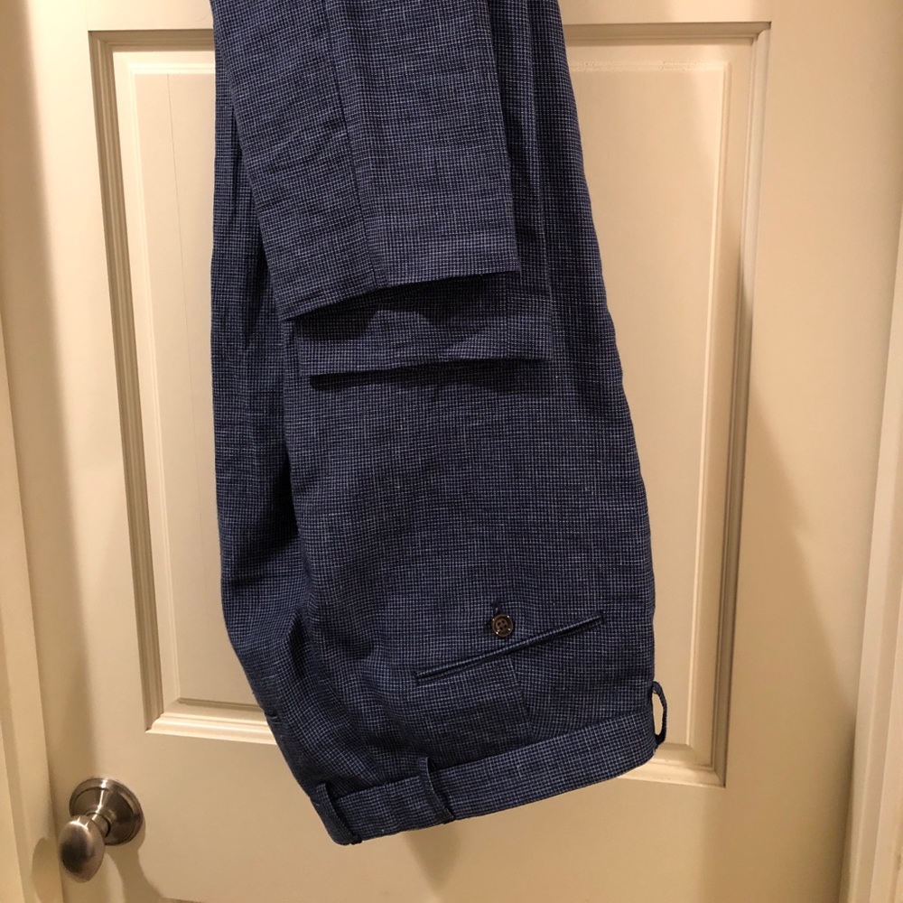 J.Crew Thompson slim-fit linen suit pants in size 32/32.